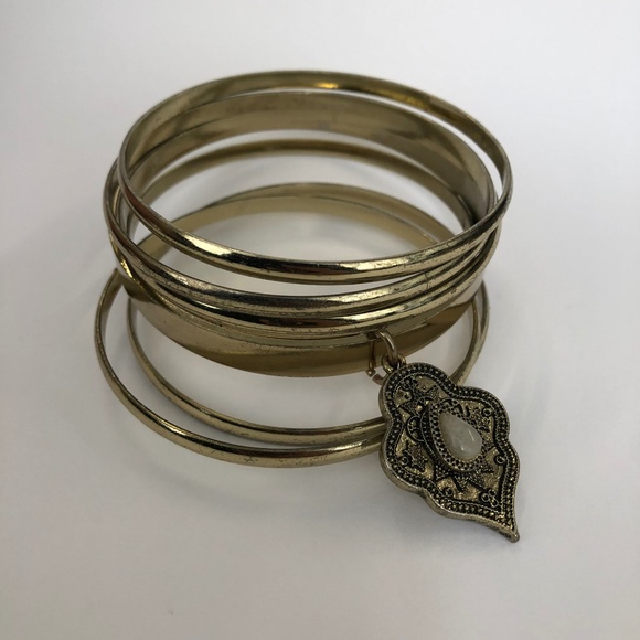 Lets Get Lost Paw Paw Bangle Set - Picture 2 of 2